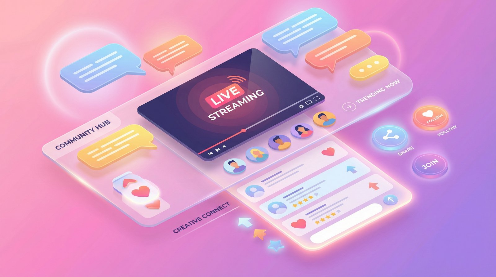 校花传媒社区互动平台